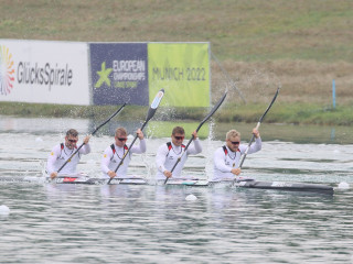 Men's kayak four one of the highlights of the Canoe Sprint at European Games 2023