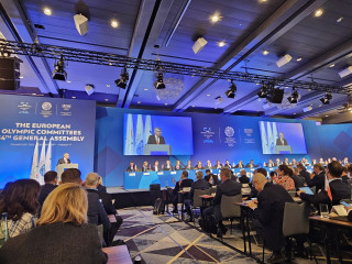 ECA president Zoungrana took part in the General Assembly of the European Olympic Committees