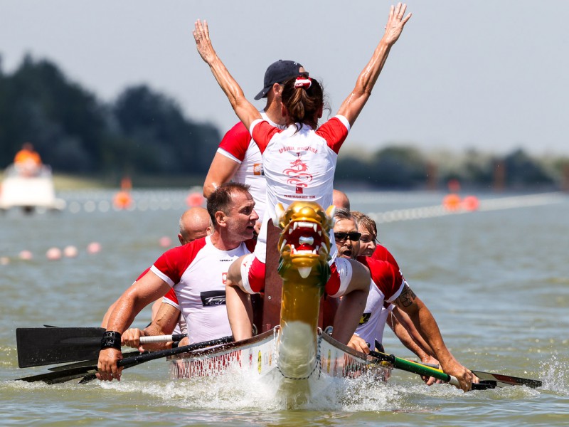 Five countries win medals during the first day of nation’s Dragon Boat European Championships