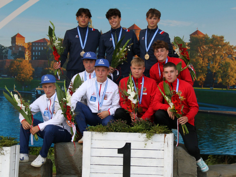 The first gold medals of the 2024 ECA Junior and U23 Canoe Slalom European Championships to Great Britain, France and Czechia