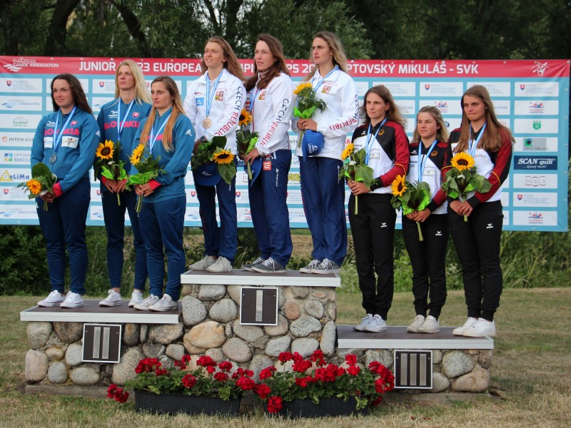 Czech Republic dominated in team events of the 2019 ECA Junior and U23 Canoe Slalom European Championships