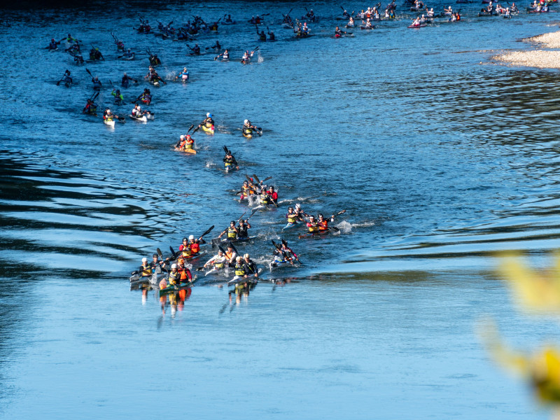 39th edition of The International Marathon of the Ardeche Gorges again attracted many paddlers