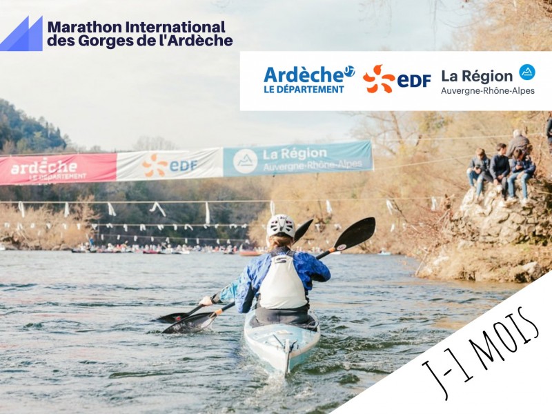 Carre and Boulanger winners of the 2022 edition of the Marathon international des Gorges de l'Ardèche