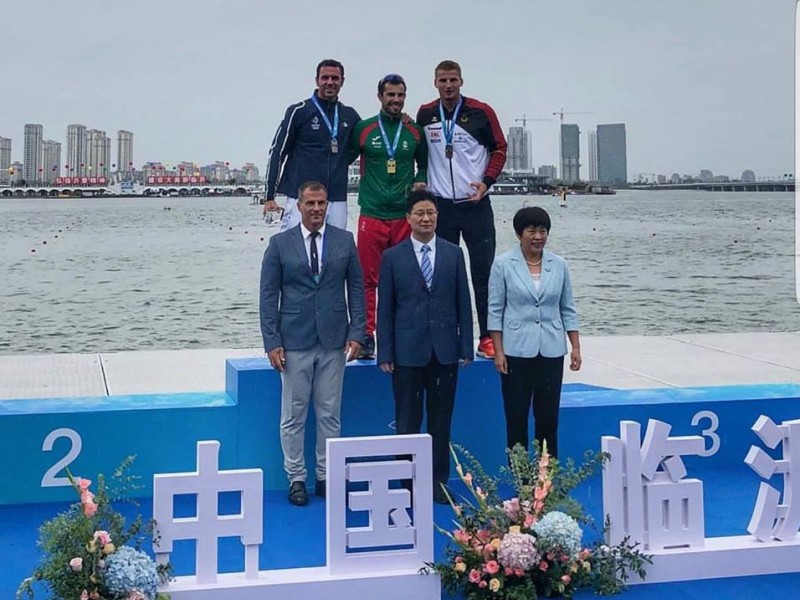 European Champions Fernando Pimenta and Martin Fuksa win at special canoe sprint race in China