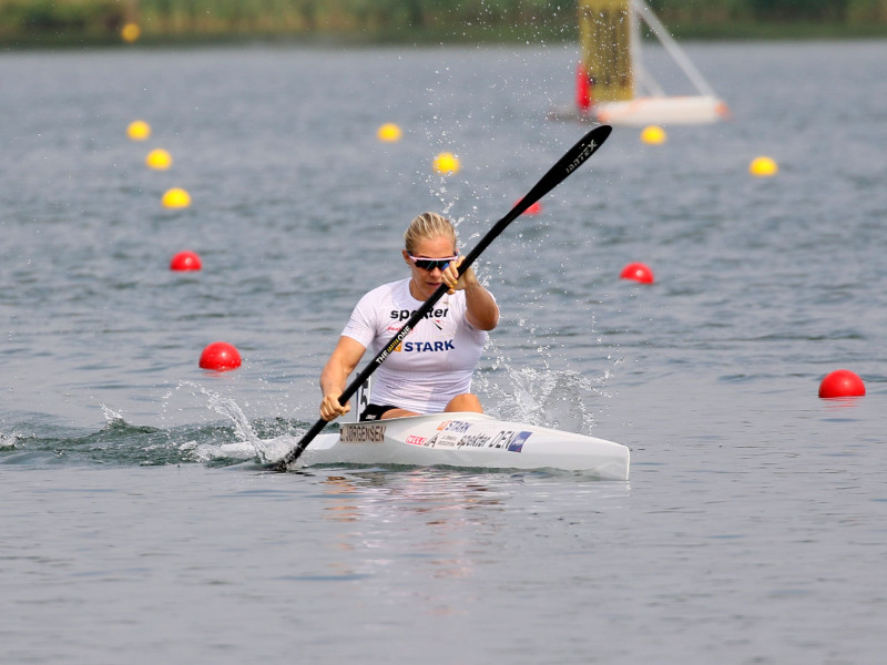 Day two of Canoe Sprint competition started with the fastest races in singles