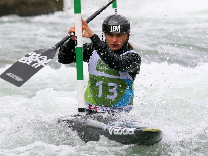 World Champions the fastest in heats of the 2022 ECA European Open Canoe Slalom Cup in Tacen