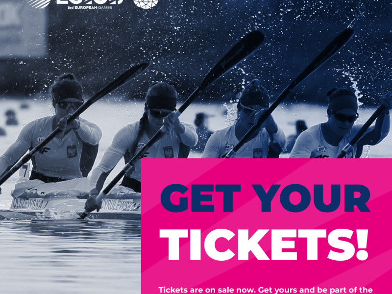 Tickets for the European Games on sale now