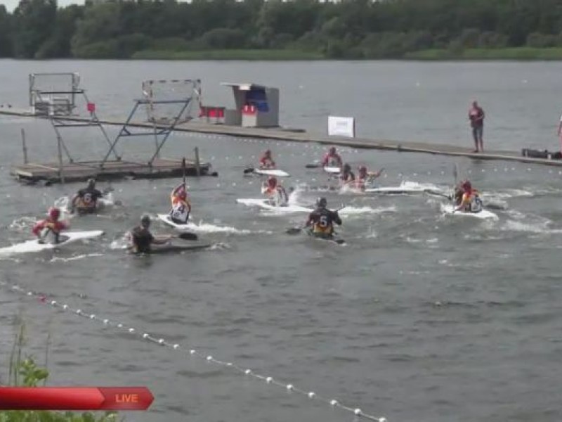 Germany and Great Britain celebrate at the 2018 Flanders Cup