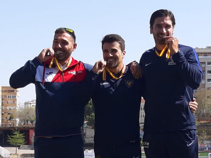 European Championships medallists win in Seville