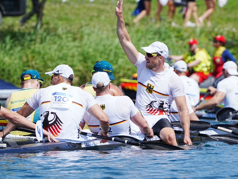 Germany's winning streak in K4 at Olympic Games continues 