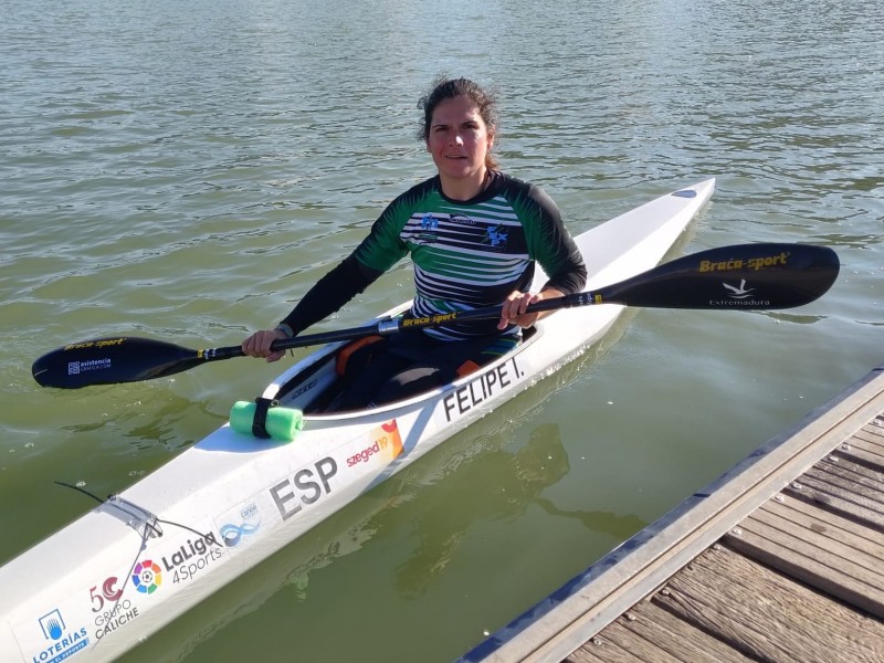 Ines Felipe paddling towards Tokyo Paralympic dreams