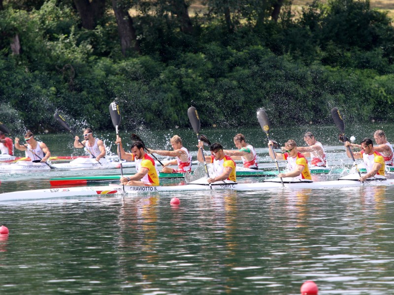 Spain takes gold in dramatic K4M 500 metres final