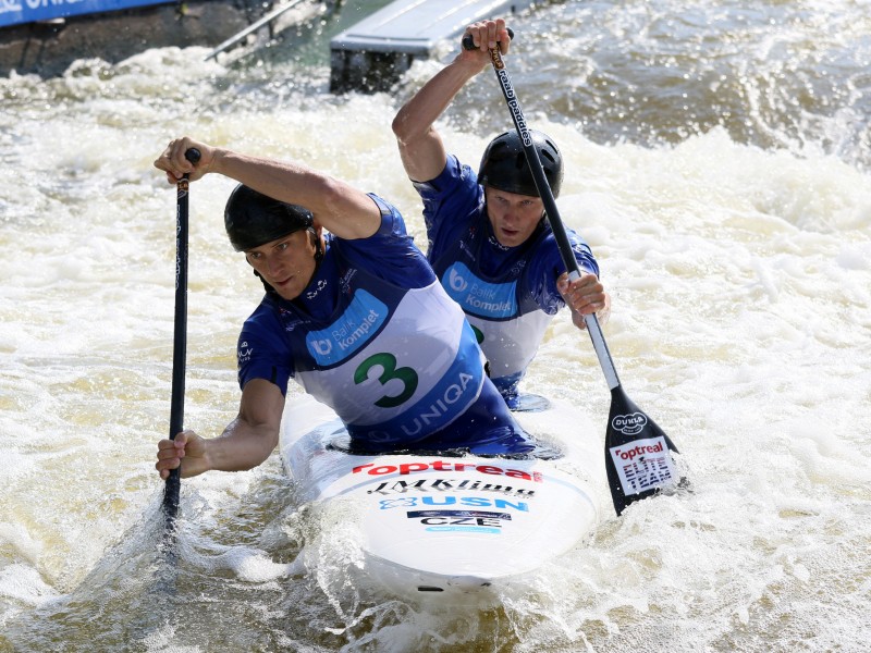 Czech and British team successful during the opening day of Canoe Slalom European Championships in Prague