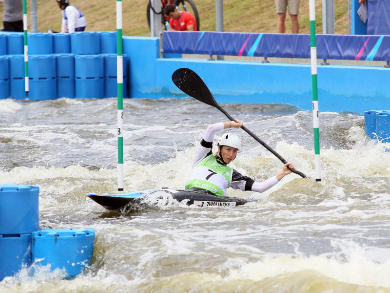 Lucky number seven in kayak slalom heats