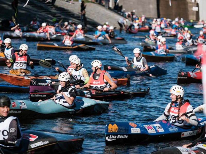 Krumlov River Marathon attracted paddlers from 24 countries