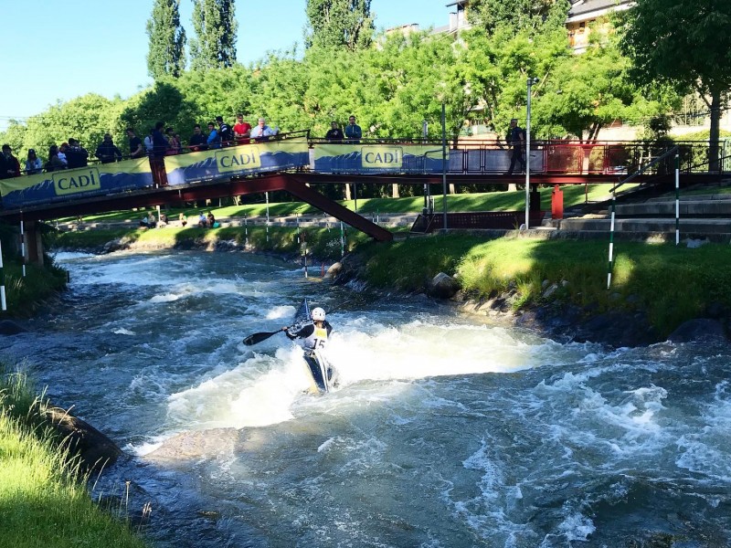 Wildwater canoeing paddlers test the World Championships venue