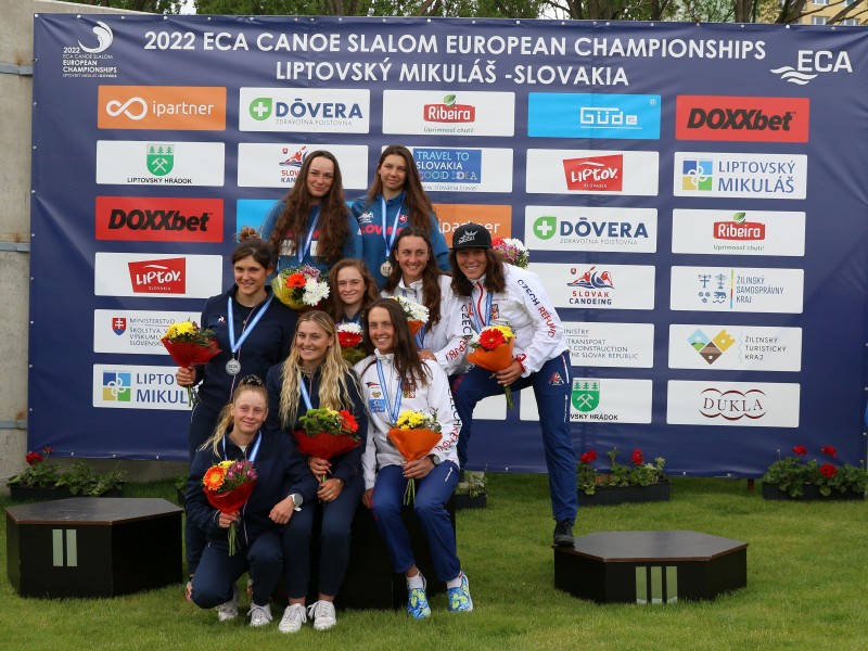 Host nation wins first gold medal of the 2022 ECA Canoe Slalom European Championships