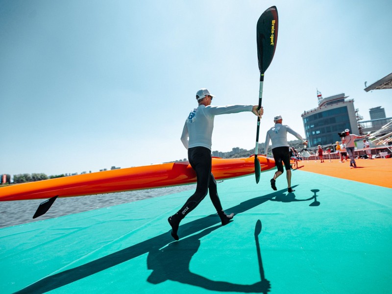 Athletes competed for 23 sets of medals at ECA Canoe Marathon Masters Cup in Moscow