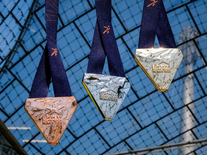 European Championships Munich 2022 present medal design