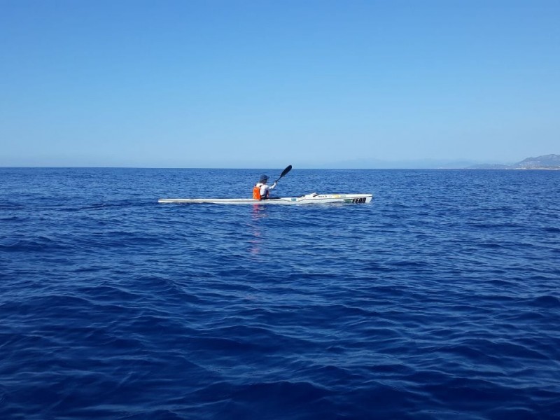 Nicolas Lambert and his kayak journey to Corsica
