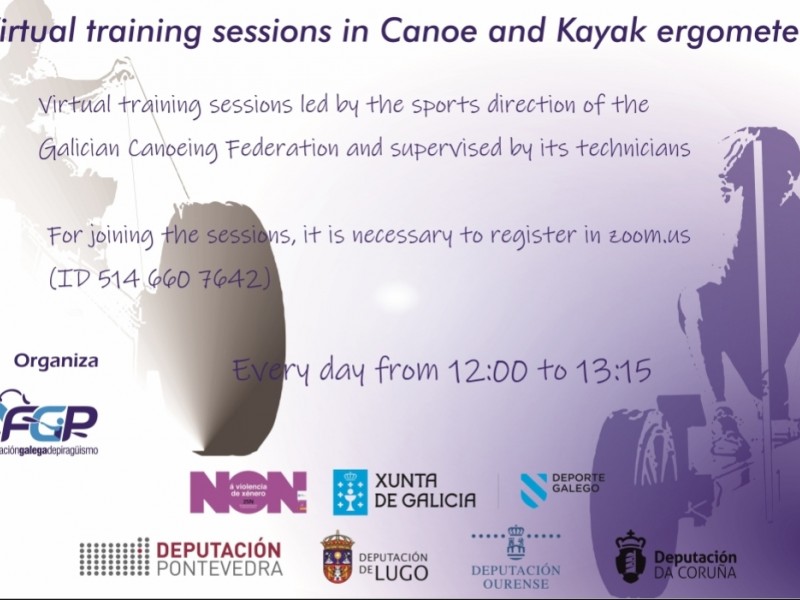 Galician Canoe Federation invites you all to participate in online training programme
