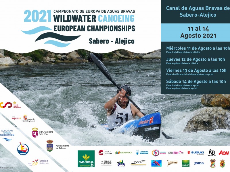 Sabero is ready for the 2021 ECA Wildwater Canoeing European Championships