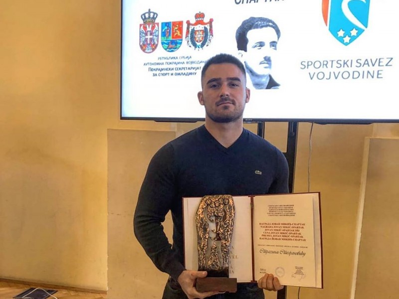 Strahinja Stefanović won Spartak sports award