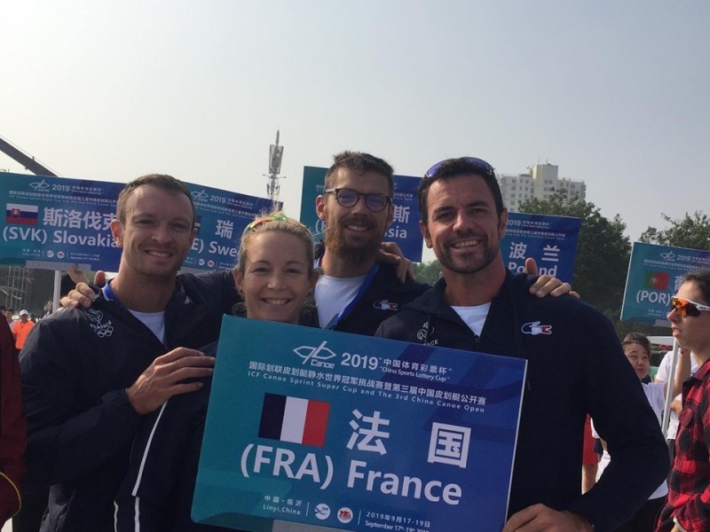 European canoe sprinters on the top of Super Cup in China