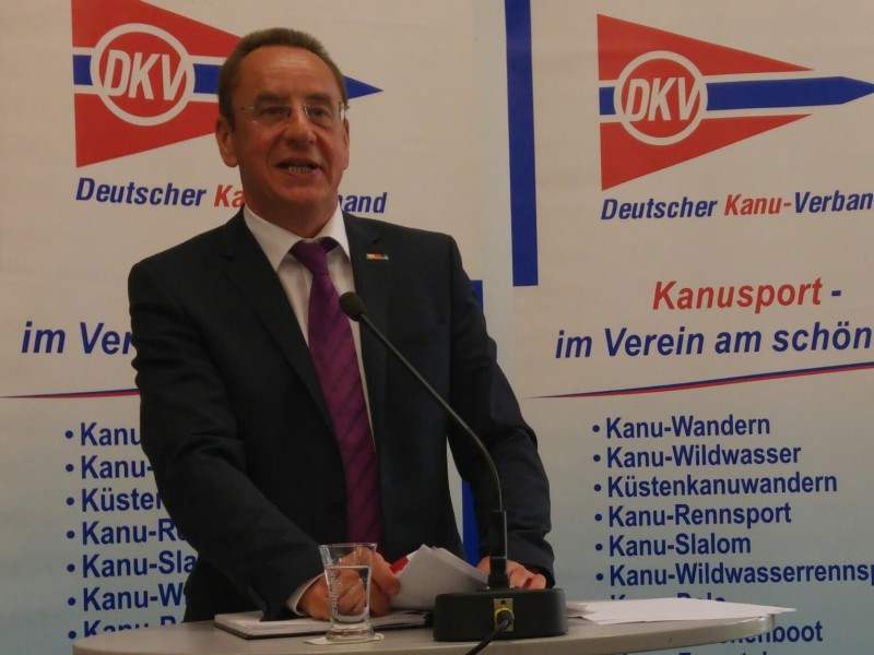 Thomas Konietzko re-elected as President of the German Canoe Federation (DKV)