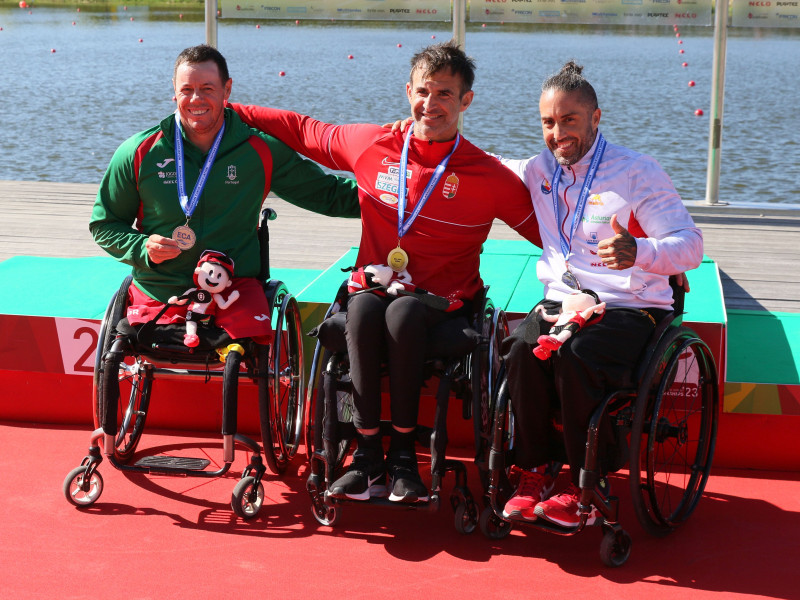 First paracanoe gold medals at the European Championships to Hungary and Ukraine