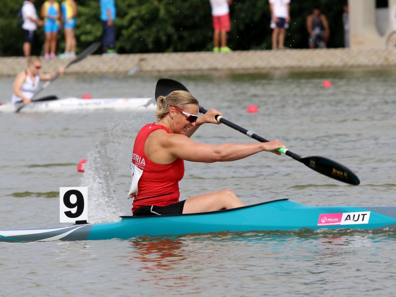 Yvonne Schuring ended her competitive canoe sprint career