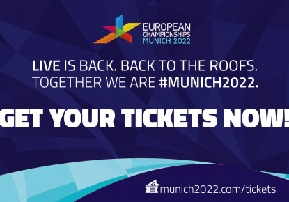 Munich 2022 European Championships tickets are now on sale!