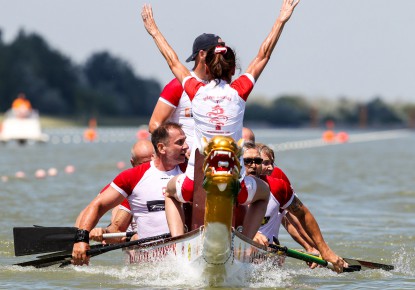 Five countries win medals during the first day of nation’s Dragon Boat European Championships