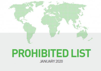 WADA published 2020 List of Prohibited Substances and Methods