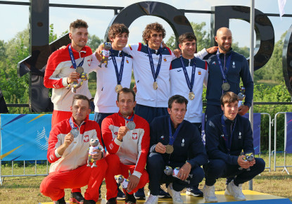 First ever canoe slalom gold medals at European Games to Spain and France