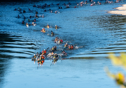 39th edition of The International Marathon of the Ardeche Gorges again attracted many paddlers