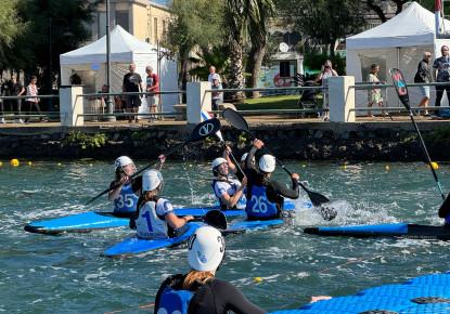 Four teams on day one of the 2024 ECA Canoe Polo Clubs European Championships undefeated