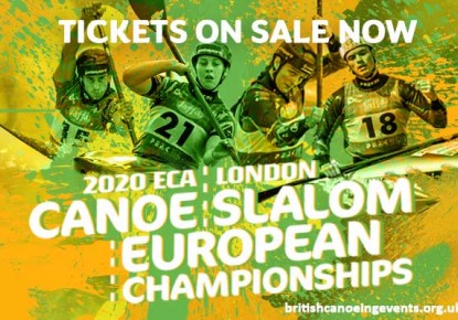 Tickets for the 2020 ECA Canoe Slalom European Championships on sale now! 
