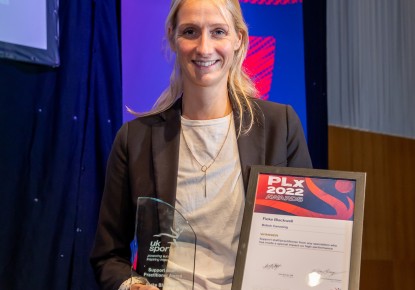 Fieke Blackwell wins UK Sport PLx Award