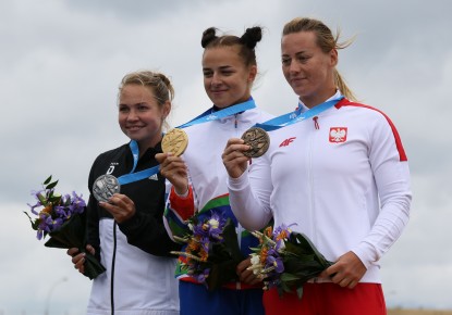 Belarus paddlers excelled in front of their fans and president