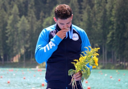 Carlo Tacchini defended the U23 European Champion title in front of his fans