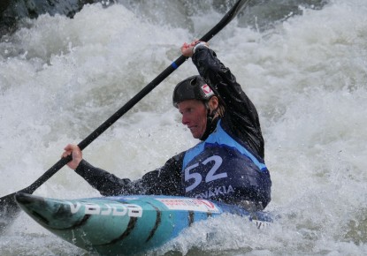 Favourites advanced to the semifinals of the ECA European Open Canoe Slalom Cup in Slovakia