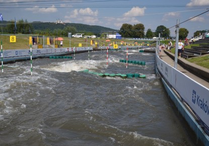 Storm cuts short the ECA Junior Canoe Slalom Cup in Krakow