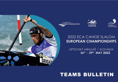 BULLETIN N.2 – 2022 ECA Canoe Slalom European Championships 
