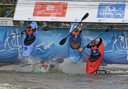 Vojtova and Hengst extreme slalom World Champions