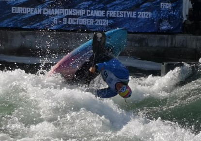 British and German canoe freestylers at the top on the second day of European Championships