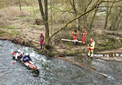 International Lineup at the ECA Wildwater Sprint Canoeing European Cup in Germany