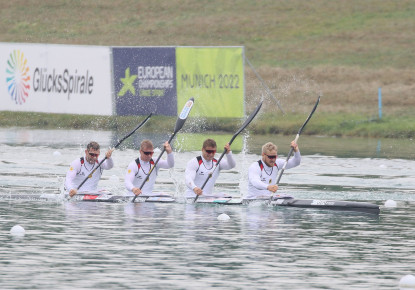 Men's kayak four one of the highlights of the Canoe Sprint at European Games 2023