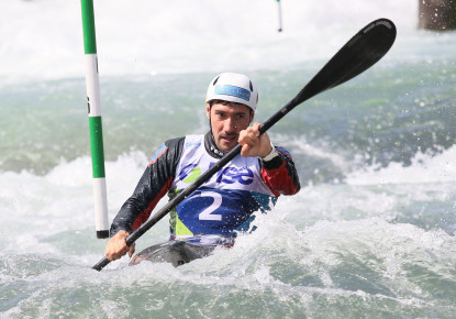 Slovenian and Italian wins in heats of the ECA Open Canoe Slalom European Cup in Ljubljana