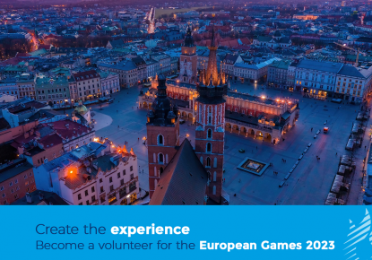 Become a volunteer of the European Games 2023